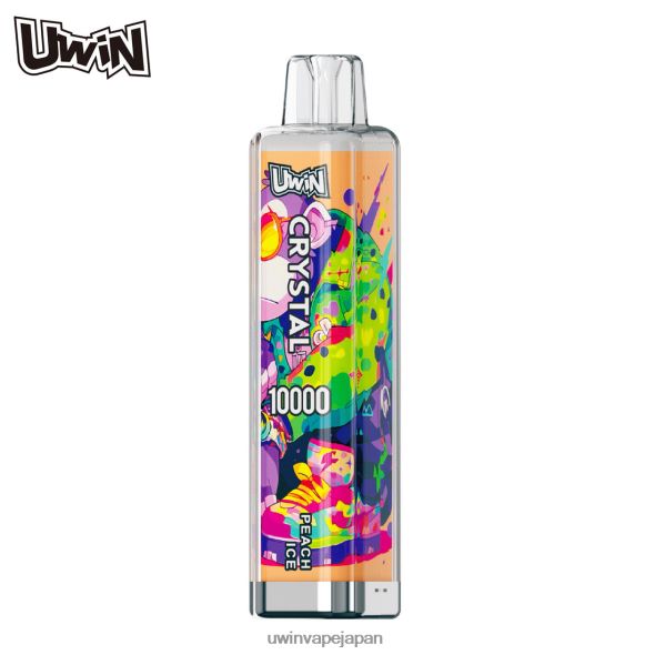 UWIN CRYSTAL 10000 使い捨て電子タバコ ピーチアイス 4Z62D210 - Uwin Vape ストア