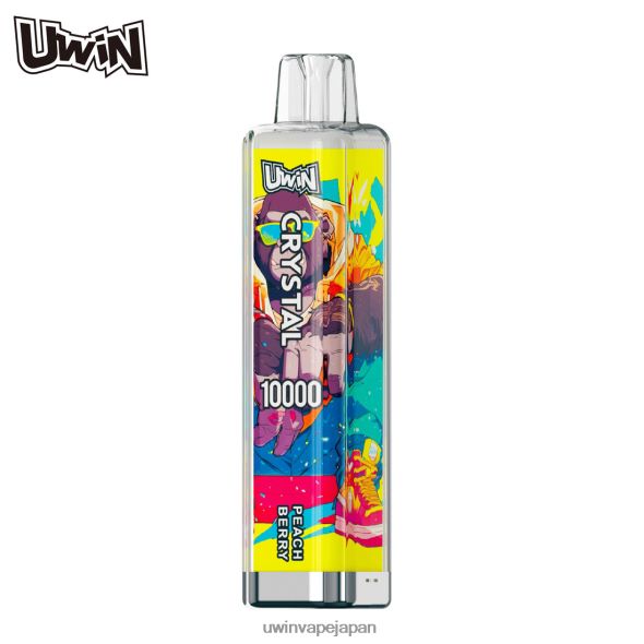 UWIN CRYSTAL 10000 使い捨て電子タバコ ピーチベリー 4Z62D212 - Uwin Vape Tokyo